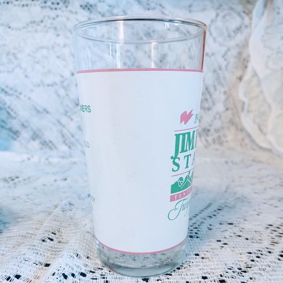 COLLECTIBLE TENTH RUNNING JIM BEAM STAKES TURFWAY PARK 1991 COLLECTIBLE GLASS - Picture 3 of 8